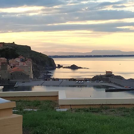 Location Vue Mer Du Samedi Au Samedi, Clim, Parking, Piscine, Plage Колліур Екстер'єр фото